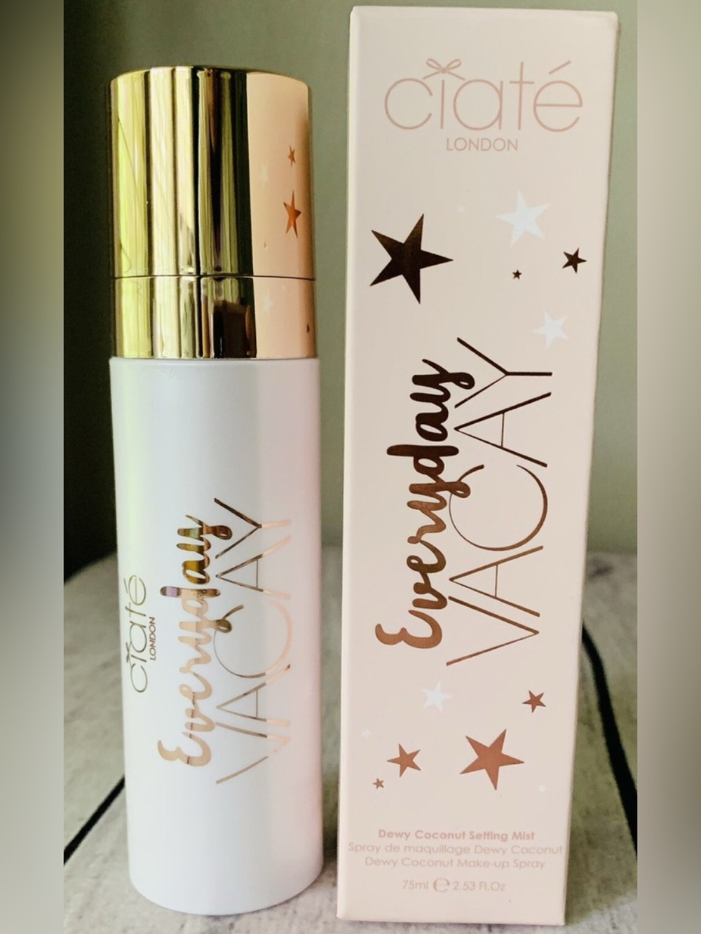 Ciaté London Everyday Vacay Dewy Coconut Setting Mist — Pink ~vegan 🌱